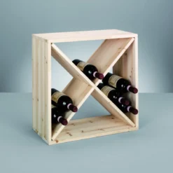 Drewniany stojak na wino, ZELLER