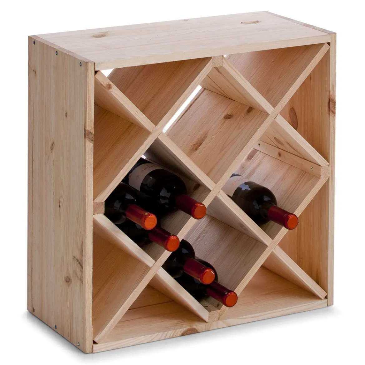 Drewniany stojak na wino, ZELLER