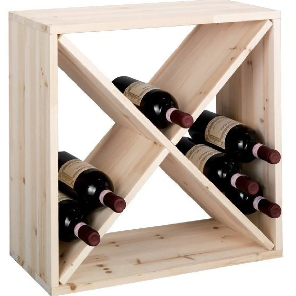 Drewniany stojak na wino, ZELLER