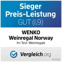 Drewniany stojak NORWAY na wino - 12 butelek, WENKO