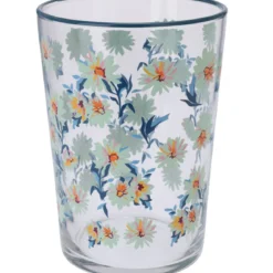 Duża szklanka w kwiatowy wzór, 510 ml