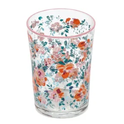 Duża szklanka w kwiatowy wzór, 510 ml