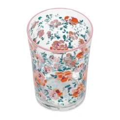 Duża szklanka w kwiatowy wzór, 510 ml