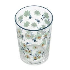 Duża szklanka w kwiatowy wzór, 510 ml