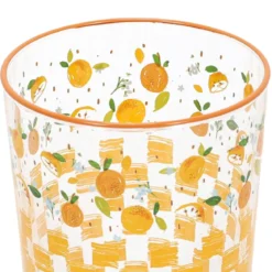 Duża szklanka w owocowy wzór, 510 ml