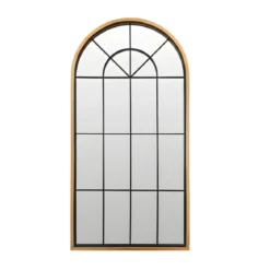 Duże, dekoracyjne lustro wiszące ARCUS, 110 x 56 cm