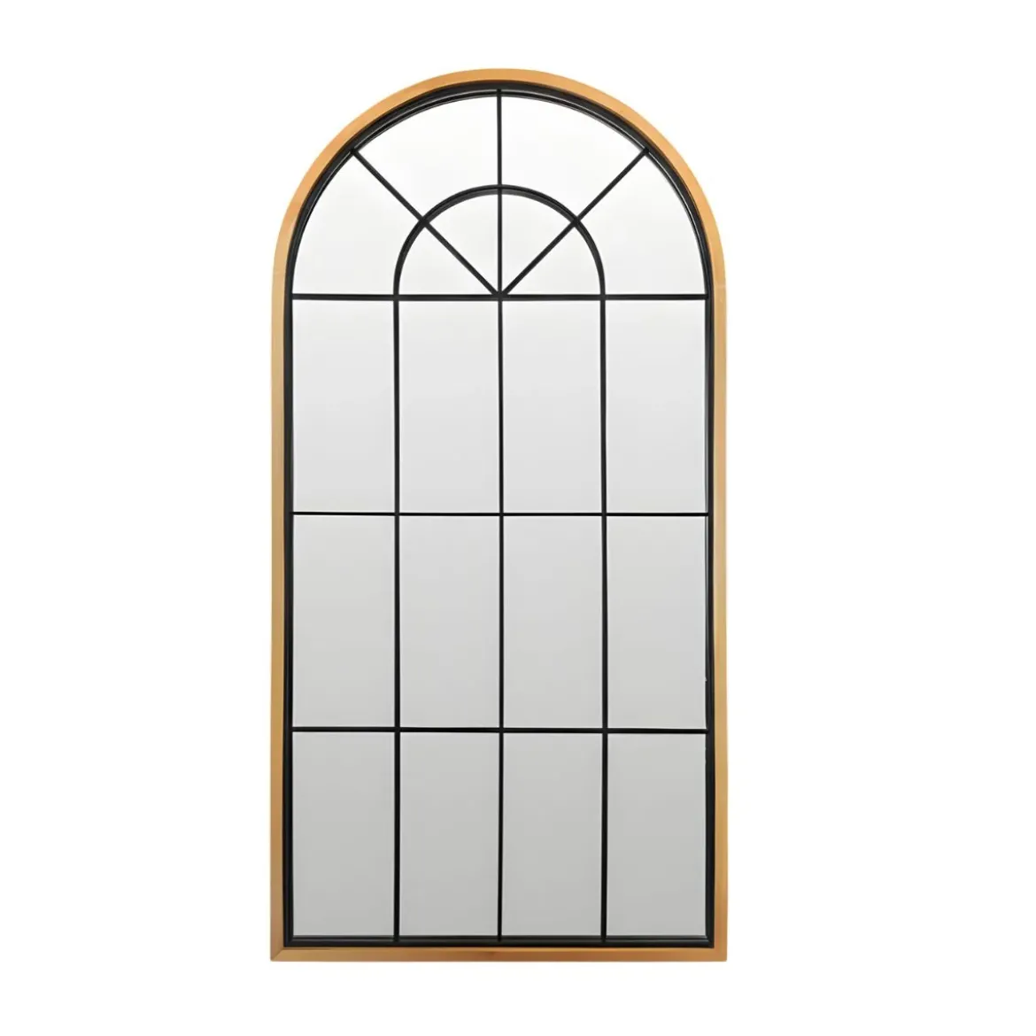 Duże, dekoracyjne lustro wiszące ARCUS, 110 x 56 cm