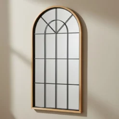 Duże, dekoracyjne lustro wiszące ARCUS, 110 x 56 cm