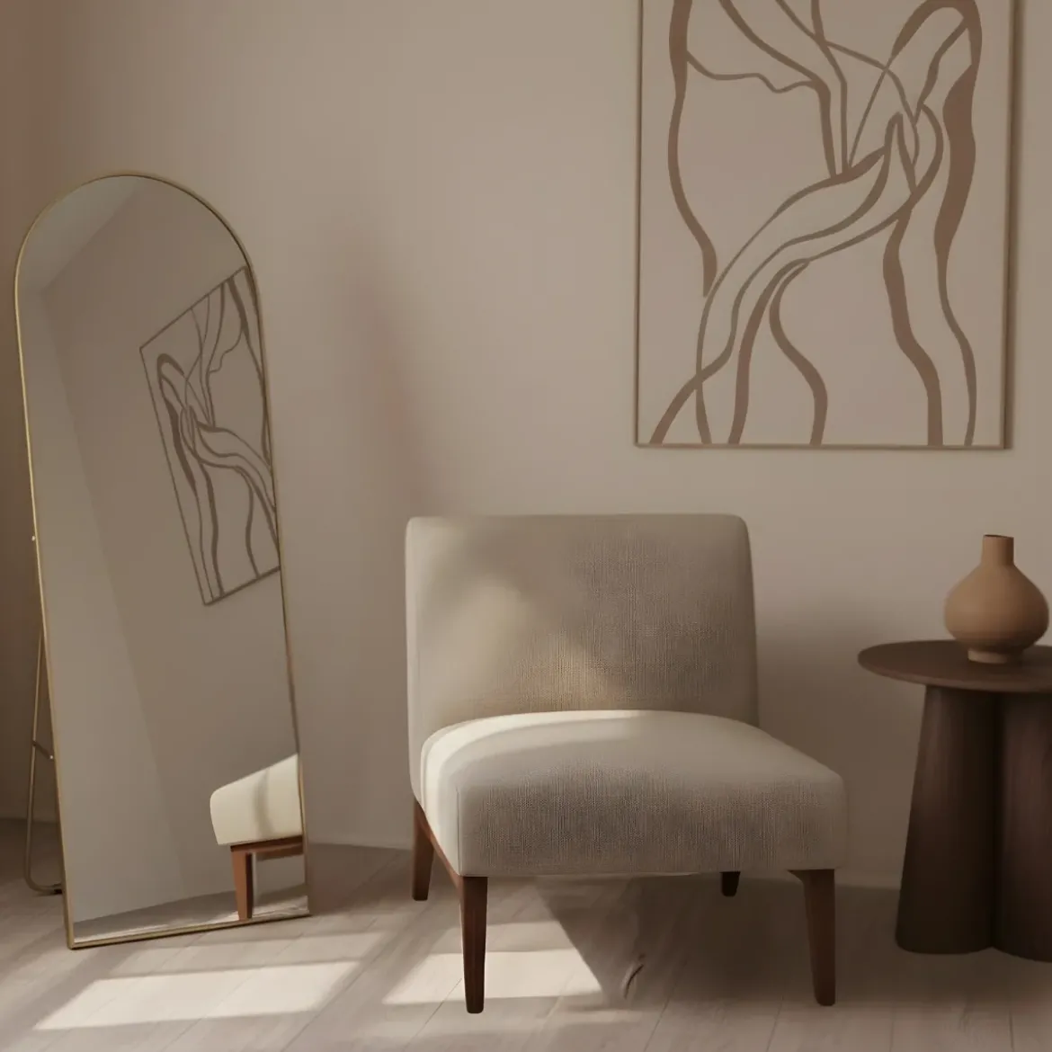 Duże lustro stojące FRAM, 150 x 50 cm