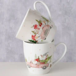 Duży kubek ze świątecznym motywem CARRIE, 480 ml