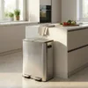 Dwukomorowy kosz na odpady SOLV, 60 l