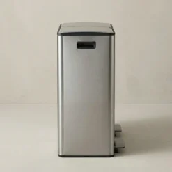 Dwukomorowy kosz na odpady SOLV, 60 l