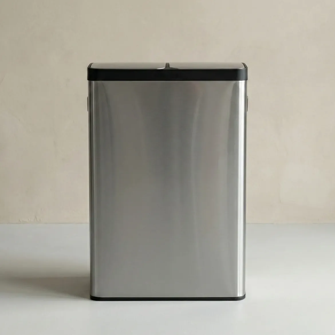 Dwukomorowy kosz na odpady SOLV, 60 l