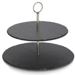 Dwupoziomowa patera do serwowania ZELLER, Ø 30 x 23 cm