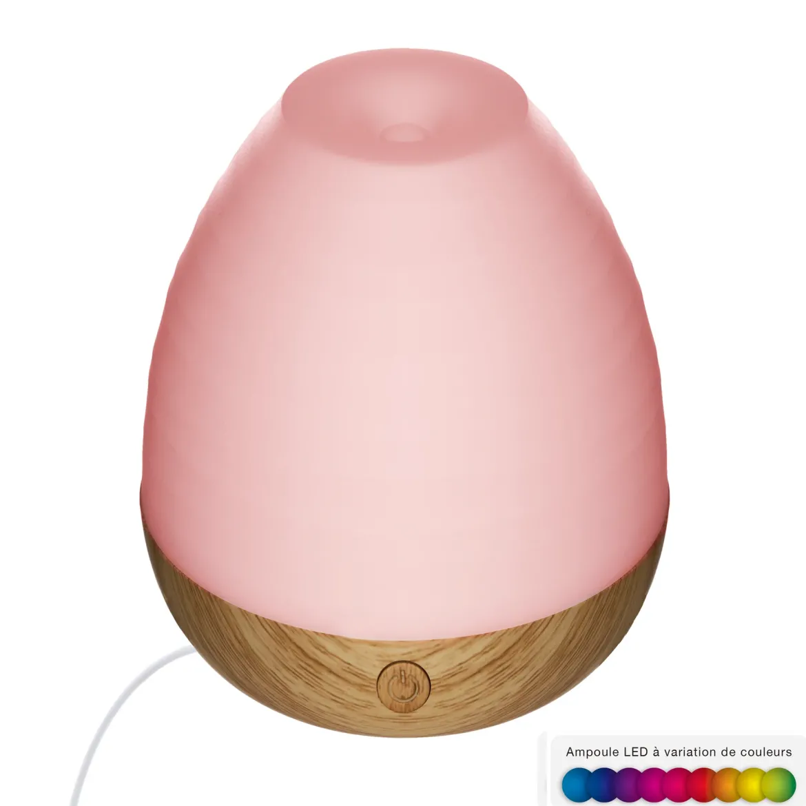 Dyfuzor olejków eterycznych LYANA 70 ml, z ładowarką USB
