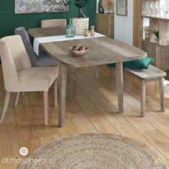 Dywan dekoracyjny z juty, Ø 115 cm, okrągły