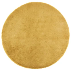 Dywanik ze sztucznego futra, Ø 80 cm