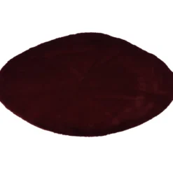 Dywan okrągły do salonu z miękkiego, sztucznego futerka, Ø 80 cm