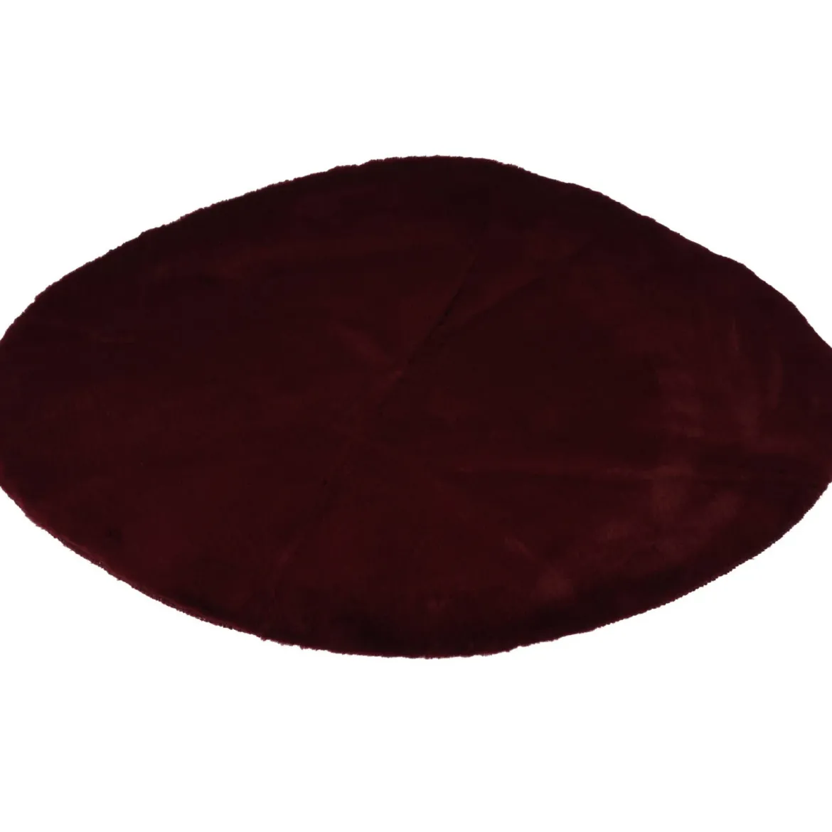 Dywan okrągły do salonu z miękkiego, sztucznego futerka, Ø 80 cm