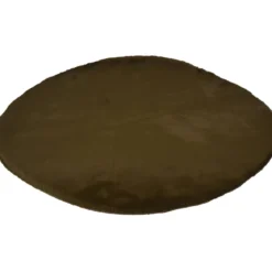 Dywan okrągły do salonu z miękkiego, sztucznego futerka, Ø 80 cm