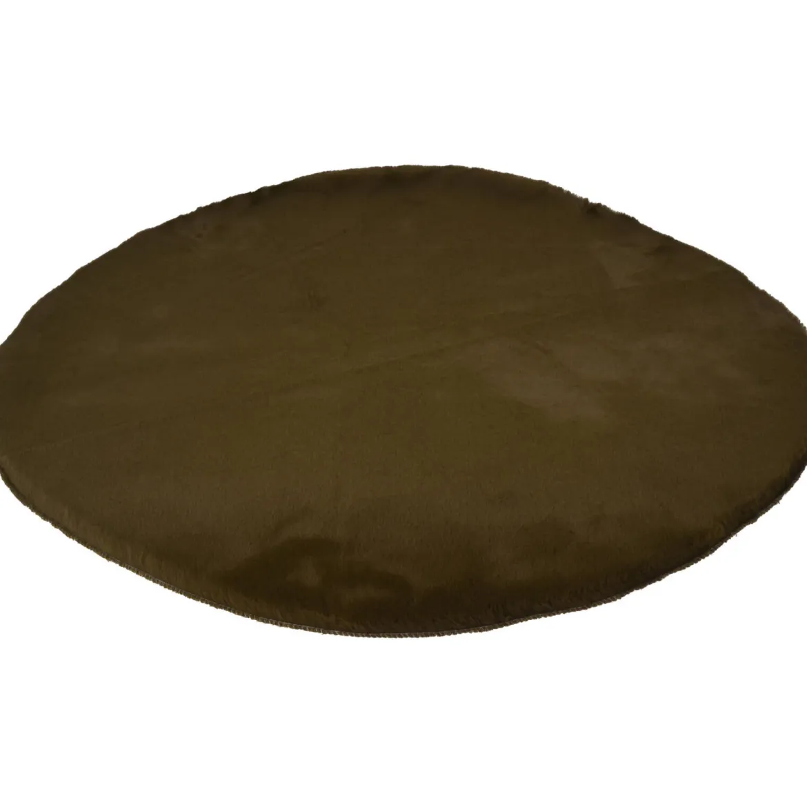 Dywan okrągły do salonu z miękkiego, sztucznego futerka, Ø 80 cm