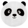 Dywan okrągły panda z uszami SMILE, Ø 100 cm