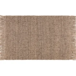 Dywan SYKLI 60 × 90 cm – ręcznie tkany z materiałów z recyklingu