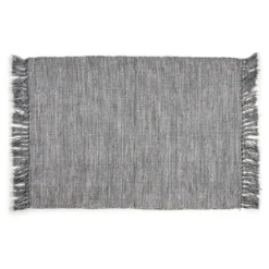 Dywan z frędzlami, 100% bawełny, 180 x 120 cm