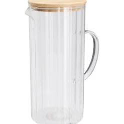 Dzbanek na wodę szklany NATO, ryflowane szkło 1,4 l