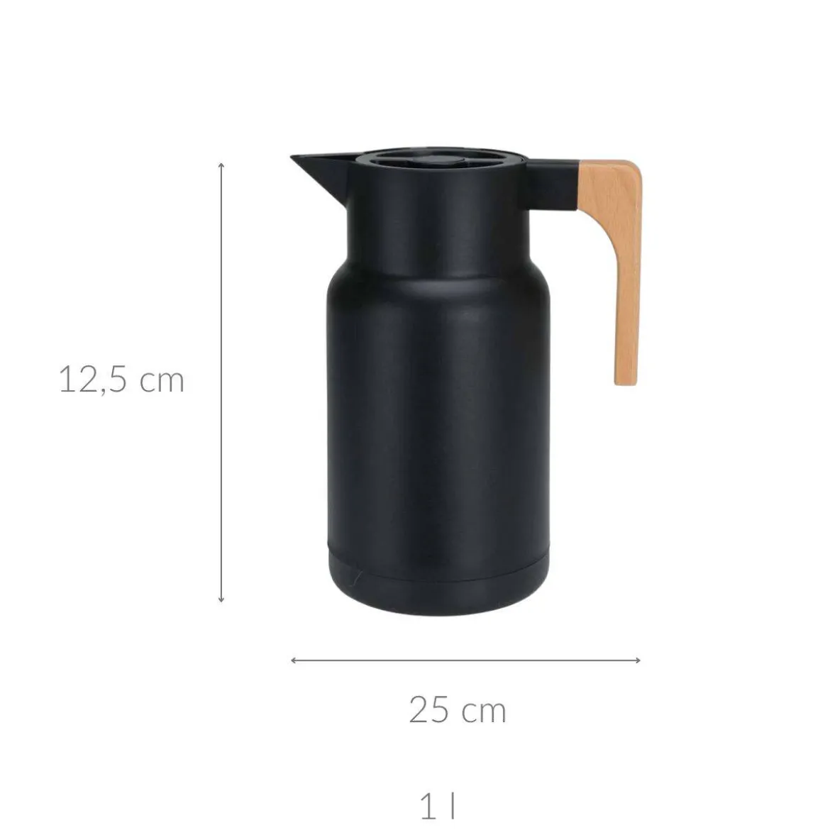 Dzbanek próżniowy WOOD, 1 l