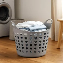 Elastyczny kosz na pranie z tworzywa sztucznego, 26 l