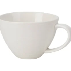 Elegancki kubek porcelanowy do kawy, z dużym uchem, 450 ml