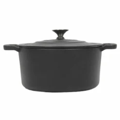 Żeliwny kociołek z pokrywką, Ø 24 cm