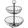 Etażerka metalowa, 2 poziomy, wys. 38 cm