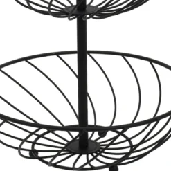 Etażerka metalowa, 2 poziomy, wys. 38 cm