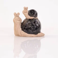 Figurka ślimak, dekoracja ogrodowa, 10 x 11 cm