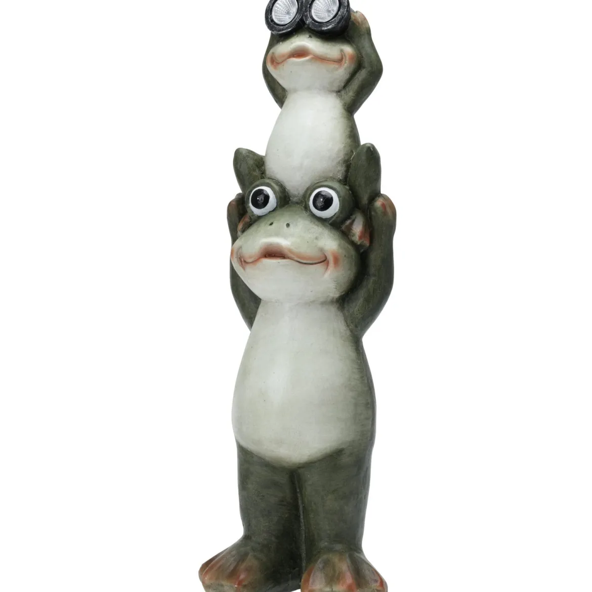 Figurka ogrodowa z lampką solarną, 23 x 15 x 70 cm