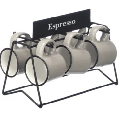 Filiżanki do espresso, 6 sztuk, 100 ml