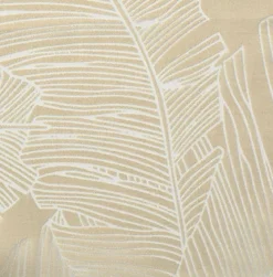 Firana do salonu LEAF, 140 x 240 cm, motyw liści