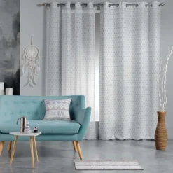 Firana do salonu na przelotkach CONSTELLINE, 140 x 240 cm