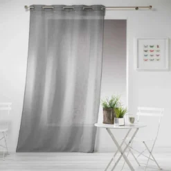 Firana do salonu z efektem lnu 140 x 240 cm, HALTONA