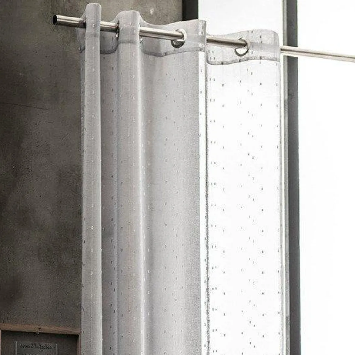 Firana gotowa na przelotkach LIGHTY, 135x240 cm, TODAY