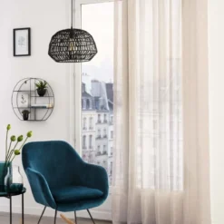 Firana gotowa w stylu skandynawskim LOUIS, 140 x 240 cm