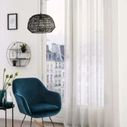 Firana gotowa w stylu skandynawskim LOUIS, 140 x 240 cm