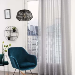 Firana gotowa w stylu skandynawskim LOUIS, 140 x 240 cm