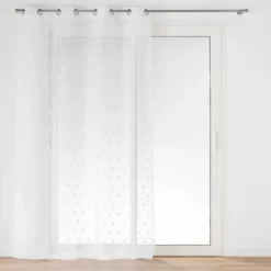 Firana okienna z pomponami, 140 x 240 cm, POMPINOU