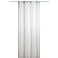 Firana z motywem księżyca 140 x 260 cm