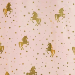 Firanka dla dzieci UNICORN, 140 x 250 cm, w jednorożce