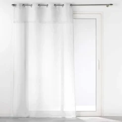 Firanka na przelotkach z frędzlami ELEANIA, 140 x 240 cm