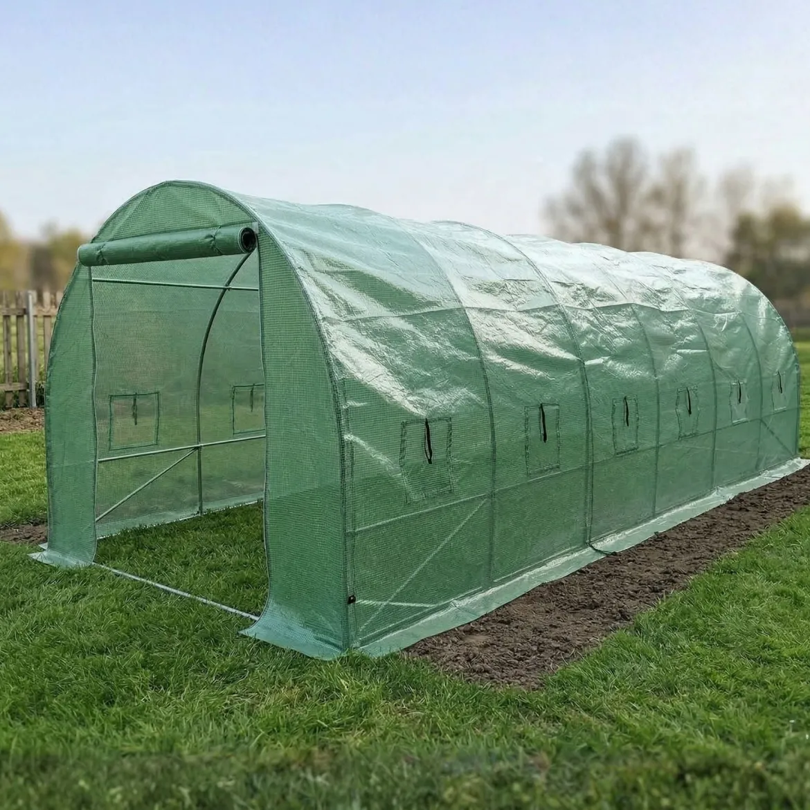 Folia na tunel ogrodowy do upraw, bez stelaża VANA, 6 x 3 m